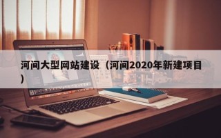 海口河间大型网站建设（河间2020年新建项目）